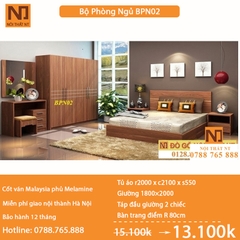 Nội thất phòng ngủ thiết kế BPN02