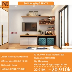 Nội thất phòng ngủ thiết kế BPN71