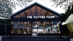 Quán Cafe theo phong cách Công Nghiệp - The Coffee Town Tp.Hồ Chí Minh