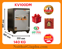 Két sắt Việt tiệp khóa cơ an toàn KV100DM - Két sắt tại Tam Kỳ, Đà Nẵng