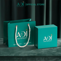 Dây chuyền Trang sức bạc 925 ADJ thanh lịch thời trang cao cấp Cánh Hoa May Mắn SD146100AD