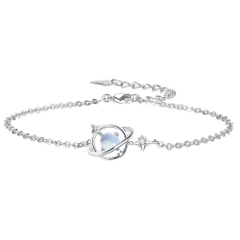 Lắc tay Trang sức bạc 925 ADJ an toàn sang trọng cao cấp Vũ Trụ Huyền Bí SL54105AD