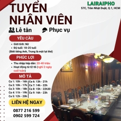 Đặt Bàn Nhà Hàng Lai Rai Phố - 57C Trần Nhật Duật, Quận 1