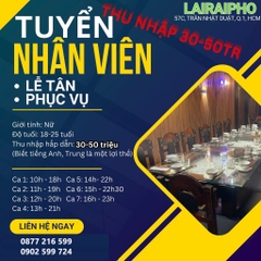 Đặt Bàn Nhà Hàng Lai Rai Phố - 57C Trần Nhật Duật, Quận 1