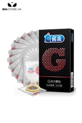 SMT1509 - Bao cao su hạt nổi lớn kích thích điểm G hộp 10 gói