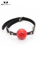 SMT023 - ball gag với thiết kế dây quai hình trái tim - đồ chơi SM