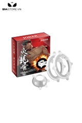 SMT459 - Set 3 vòng đeo dương vật bi gai chất liệu silicon dẻo
