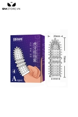 SMT722 - Bao cao su ngón tay silicon có gai bi dài 78mm