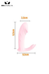 SMT427 - Dương vật giả rung điều khiển từ xa chất liệu silicon dài 96mm