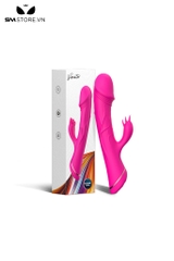 SMT430 - Dương vật giả rung thiết kế 3 lưỡi liếm hột le