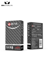 SMT1482 - Bao cao su điểm G có gai hạt lớn siêu mỏng 0.03mm