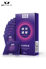 SMT1214 - Bao cao su lạnh và nóng ẩm hộp gồm 10 chiếc dài 175mm