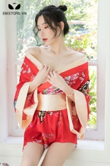 SMS047 - Đồ ngủ kimono cosplay nữ nhân Nhật Bản cách tân áo ngắn