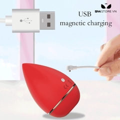 SMT1571 - Trứng rung ngụy trang giọt nước có 10 chế độ hút