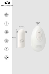 SMT1135 - Trứng rung mini điều khiển từ xa dùng sạc dài 17.5mm