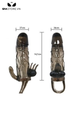 SMT1492 - Bao cao su đôn Brave Man rung bao quy đầu có 3 nhánh