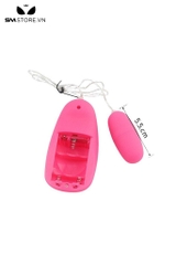 SMT1478 - Trứng rung 1 đầu bằng nhựa dài 5cm có nhiều cấp độ