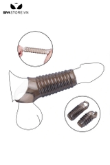 SMT494 - Bao cao su đôn dên khúc giữa có quai đeo silicon dài 11 cm