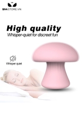 SMT1526 - Trứng rung mini ngụy trang cây nấm hồng sạc USB