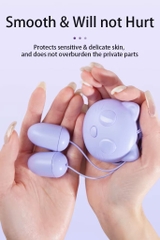 SMT1517 - Trứng rung 2 đầu mini 10 chế độ con mèo kích thích 3 điểm