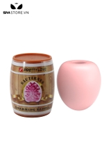 SMT296 - Cốc thủ dâm với thiết kế thùng gỗ chất liệu silicon đàn hồi dài 67mm