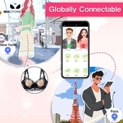SMT2071 - Máy rung núm vú bông hoa có 10 chế độ điều khiển qua APP