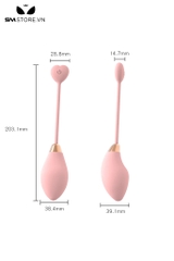 SMT1981 - Trứng rung không dây điều khiển từ xa dùng sạc điện dài 20.3cm
