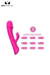 SMT430 - Dương vật giả rung thiết kế 3 lưỡi liếm hột le