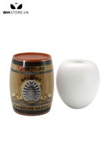 SMT296 - Cốc thủ dâm với thiết kế thùng gỗ chất liệu silicon đàn hồi dài 67mm