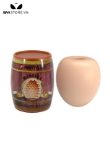 SMT296 - Cốc thủ dâm với thiết kế thùng gỗ chất liệu silicon đàn hồi dài 67mm