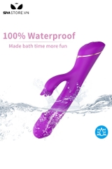 SMT430 - Dương vật giả rung thiết kế 3 lưỡi liếm hột le