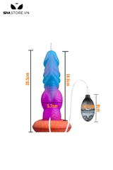 SMT1075 - Dương vật giả silicon phát sáng bắn tinh dính tường