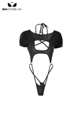 SMS273 - đồ ngủ bodysuit sexy hở bạo đan dây phần ngực gợi cảm
