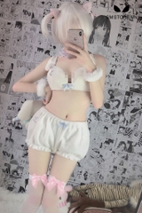 SMS085 - Bộ đồ cosplay mèo hồng cực dễ thương và sexy gợi cảm