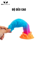 SMT139 - Dương vật giả cao cấp silicon dạ quang gân quái vật