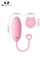 SMT429 - Trứng rung điều khiển từ xa sạc điện chống nước