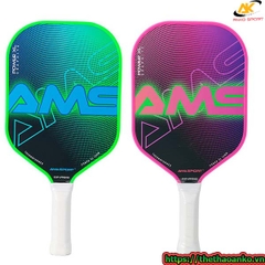 Vợt Pickleball AMA SPORT Power XL, Bề Mặt Sợi Carbon Độ Nhám Cao, Dành Cho Người Mới & Chơi Chuyên Nghiệp