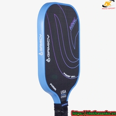 Vợt Pickleball Gamicy Burning T300 14mm - Viền màu xanh