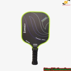 Vợt Pickleball Gamicy Burning T700 16mm - Viền màu xanh nõn chuối