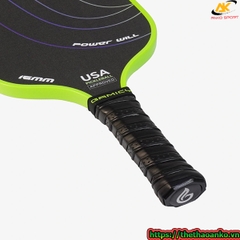 Vợt Pickleball Gamicy Burning T700 16mm - Viền màu xanh nõn chuối