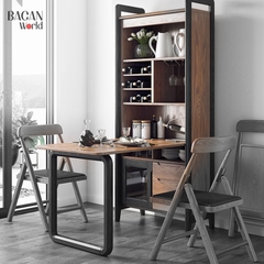 Bàn ăn gấp gọn Cao cấp khuôn tranh Bagan CC55