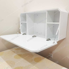 Bàn học gấp gọn treo tường khung kệ ngăn hộp Bagan THL