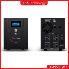 Bộ lưu điện UPS Cyber Power Value2200ELCD 2200VA/1320W tương thích với Nas bảo hành 24 tháng