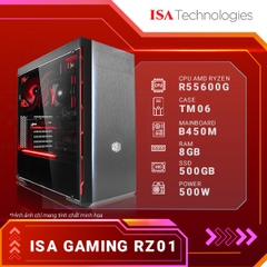 ISA Gaming RZ01 (Ryzen5 5600G/ Mainboard B450M/ 8GB RAM/ 500GB SSD/ 500W)