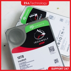 Ổ cứng HDD NAS Seagate IronWolf 10TB – 3.5 inch, 7200 RPM, SATA, 256MB Cache, Chuyên dụng cho NAS