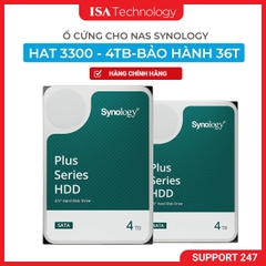 Ổ cứng HDD Synology HAT 3300 4TB – Dành cho NAS, tốc độ 5400 RPM