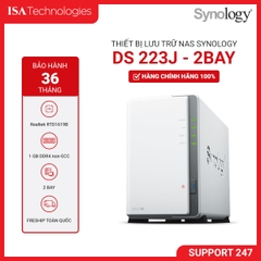 Thiết bị lưu trữ Nas Synology DS223J - 2 Bay
