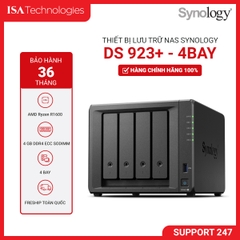 Thiết bị lưu trữ NAS Synology DS923+ 4 Bay