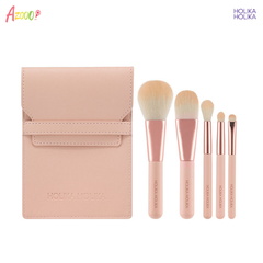 Bộ 5 cọ trang điểm mini Holika Holika Nudrop Mini Brush Set