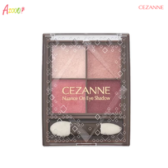 Phấn mắt 4 ô Cezanne Nuance On Eye Shadow màu 02 4g